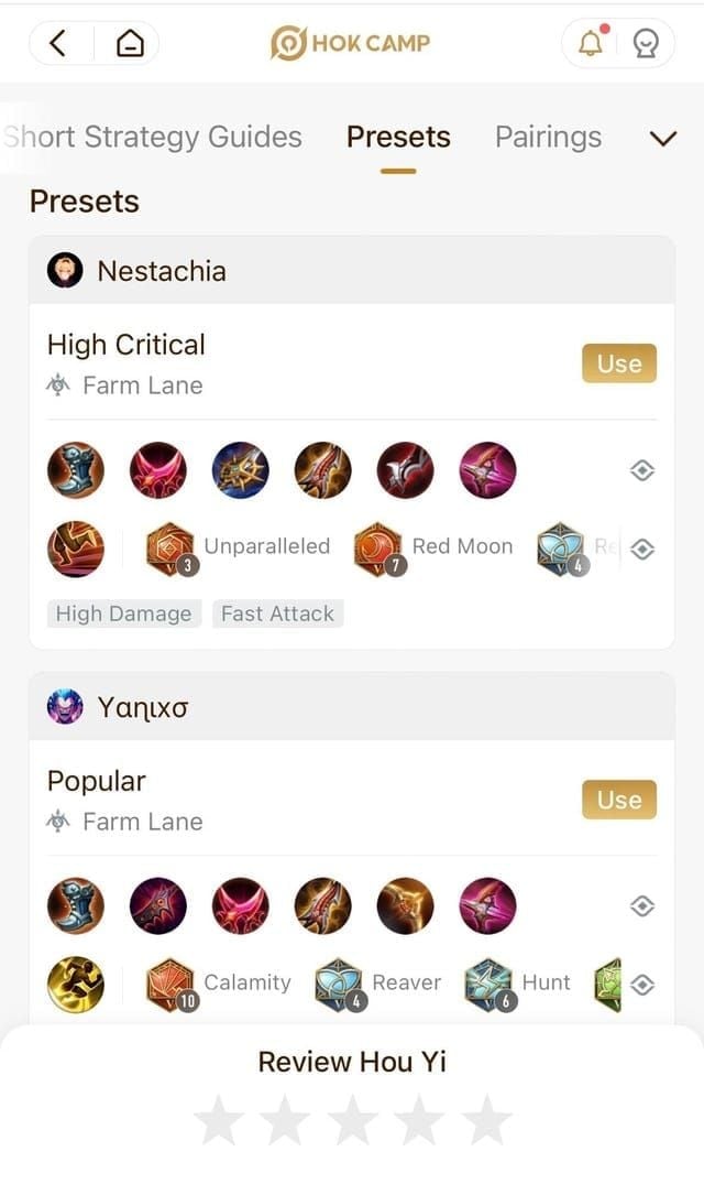 Honor of Kings Musashi item build path