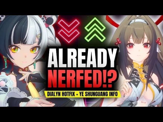 Zenless Zone Zero Dialyn vs Ye Shunguang Physical team comparison chart