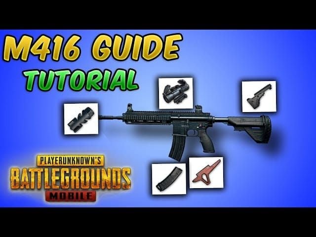 وضع تدريب رشاش M416 في PUBG Mobile