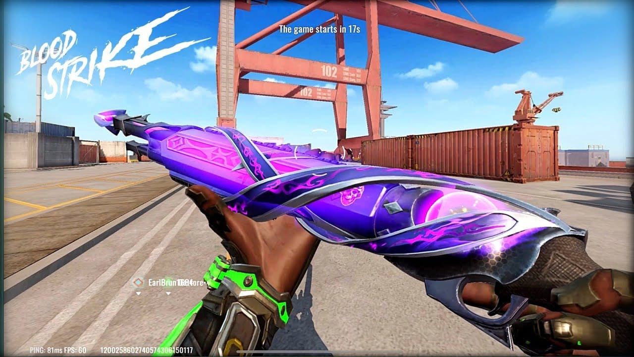 Blood Strike MP155 gun skin