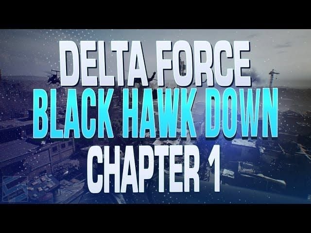Delta Force Black Hawk Down Chapter 1 spawn to first objective screenshot