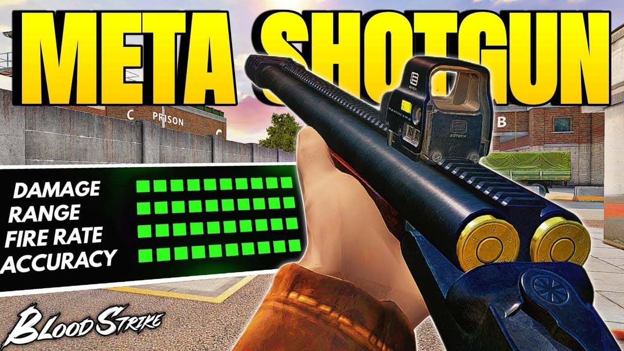 Blood Strike S868 Shotgun with top attachments guide