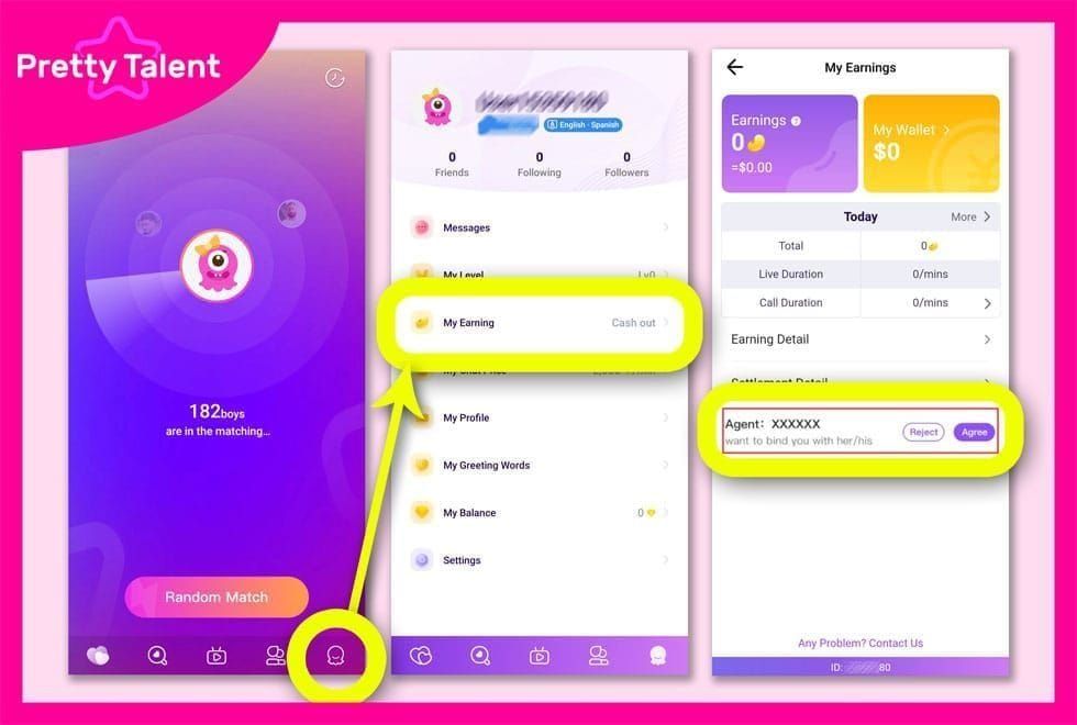 Chamet dashboard for gifts and retention metrics