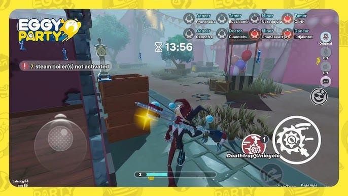 Eggy Party S-tier hunters Clown and Justice post-patch