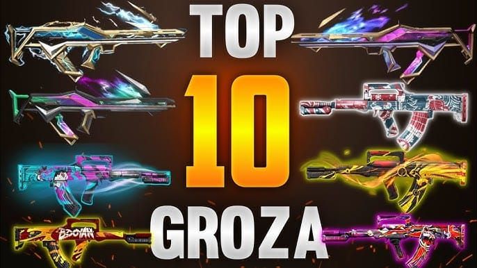 Groza Night Spookster gun skin in Free Fire