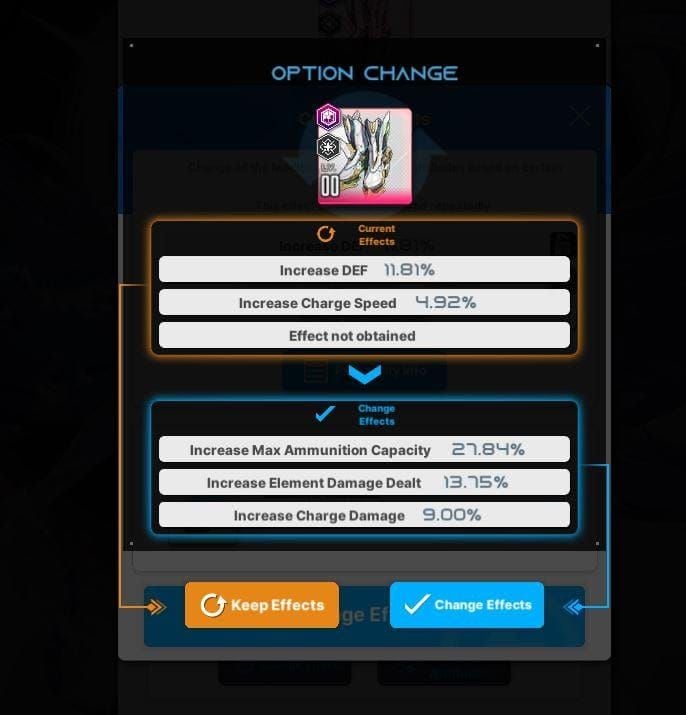 Optimal Overload gear lines for Nayuta in Goddess of Victory NIKKE