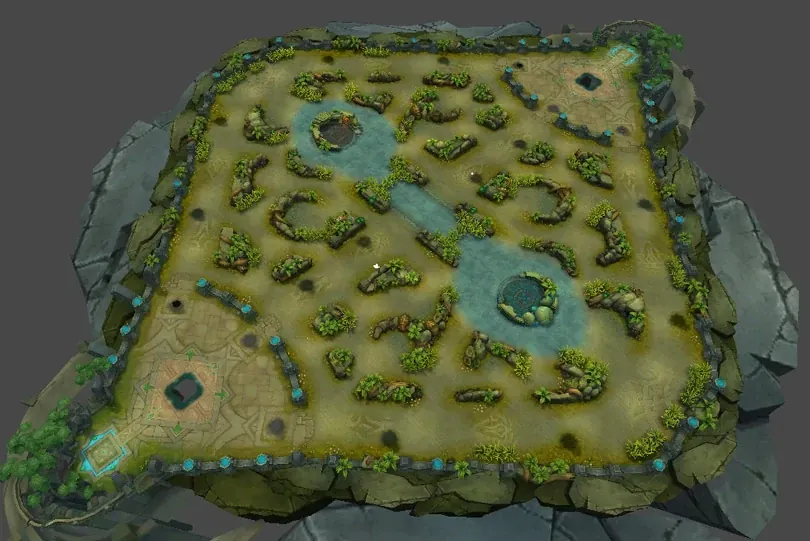MLBB New Battlefield maps: Dangerous Grass, Broken Walls, Flying Cloud, Expanding Rivers