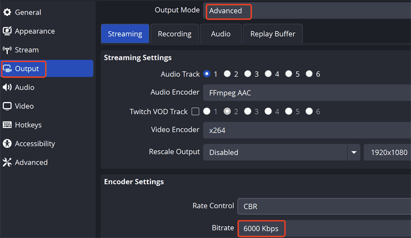 Uplive v9.10.4 settings menu for audio and resolution