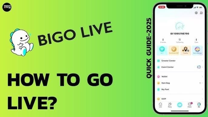 دليل خطوات شحن آمن Bigo Live