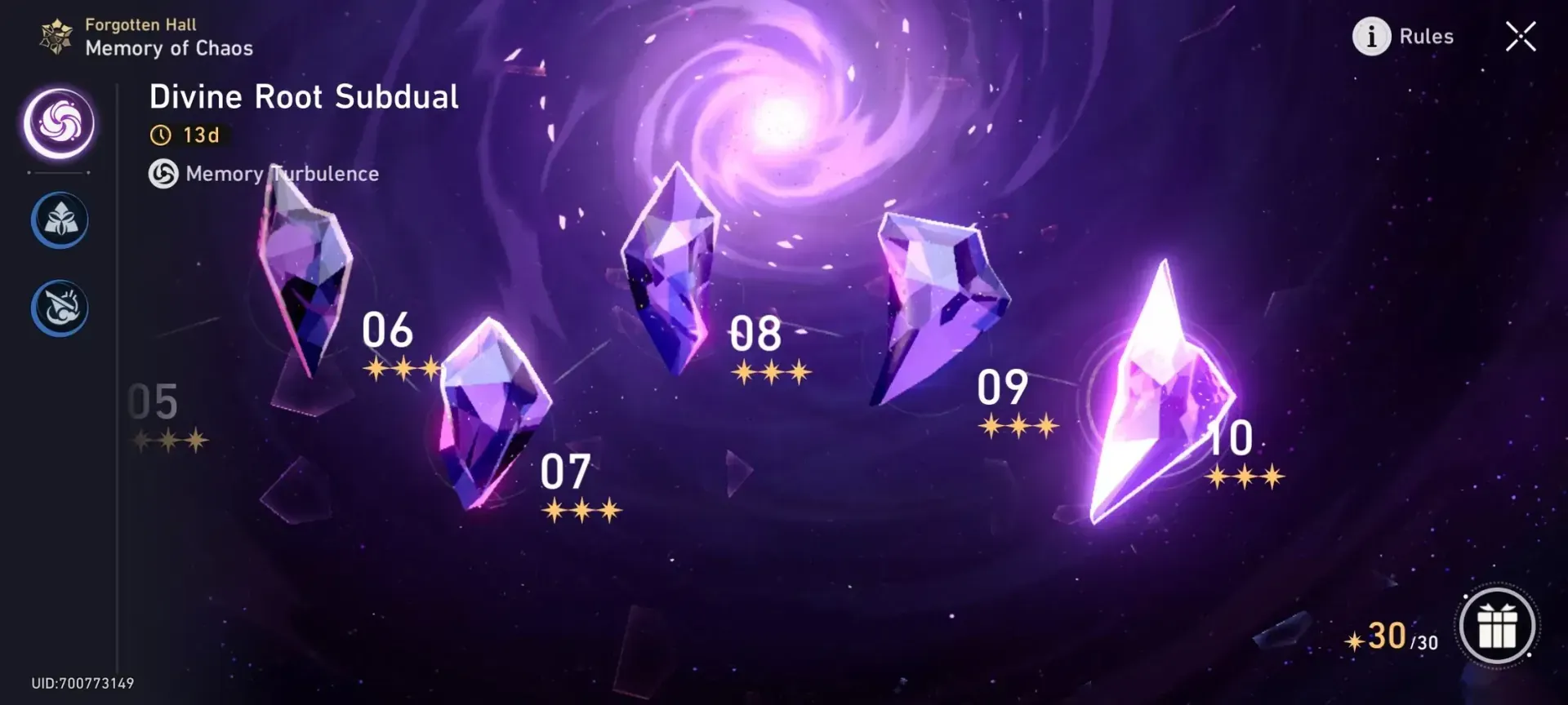 Honkai Star Rail endgame mode reward screens showing Jade earnings