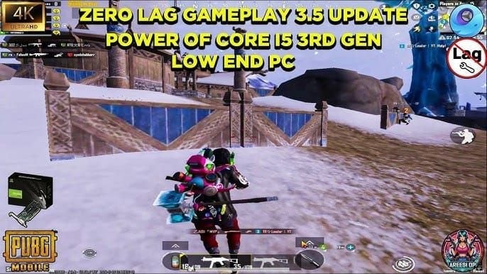 Smooth PUBG Mobile gameplay screenshot on Helio G85 device achieving 30+ FPS