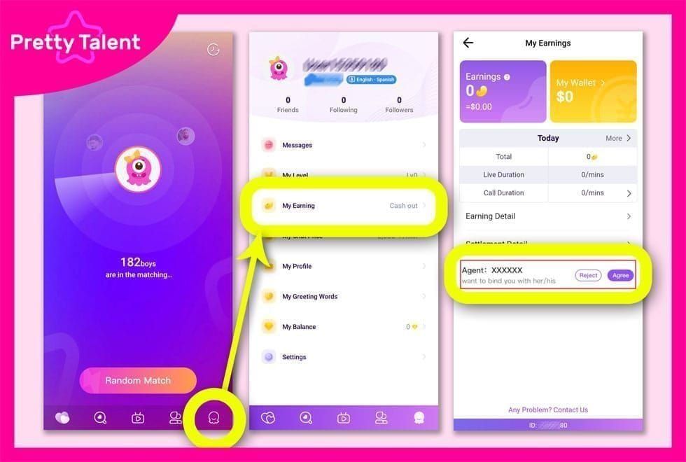 Screenshot of Chamet account ban notice for multi-app violation