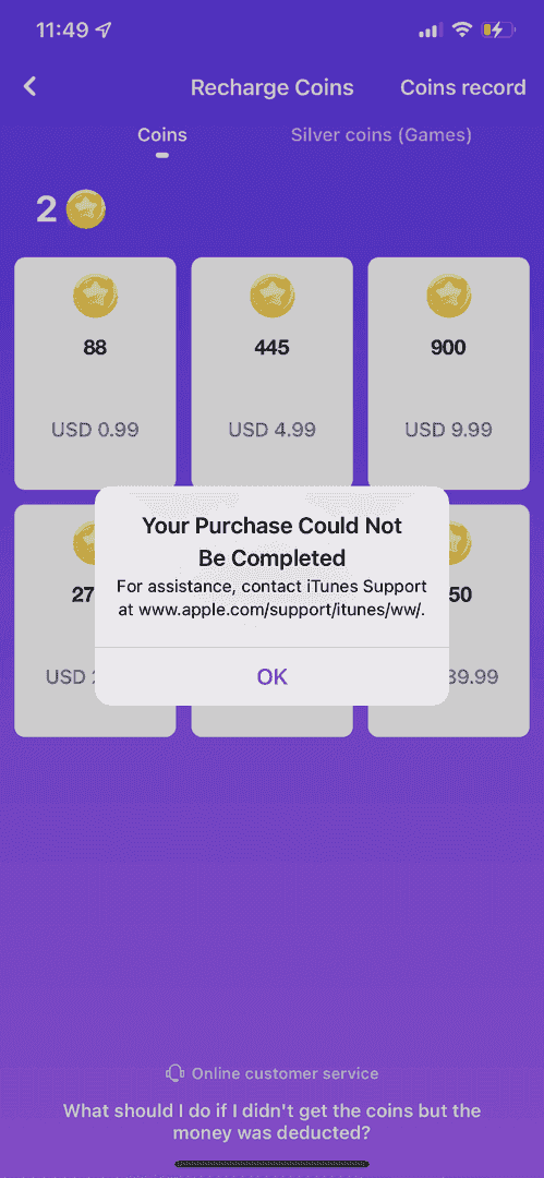 MICO Live wallet and creator studio interface screenshot