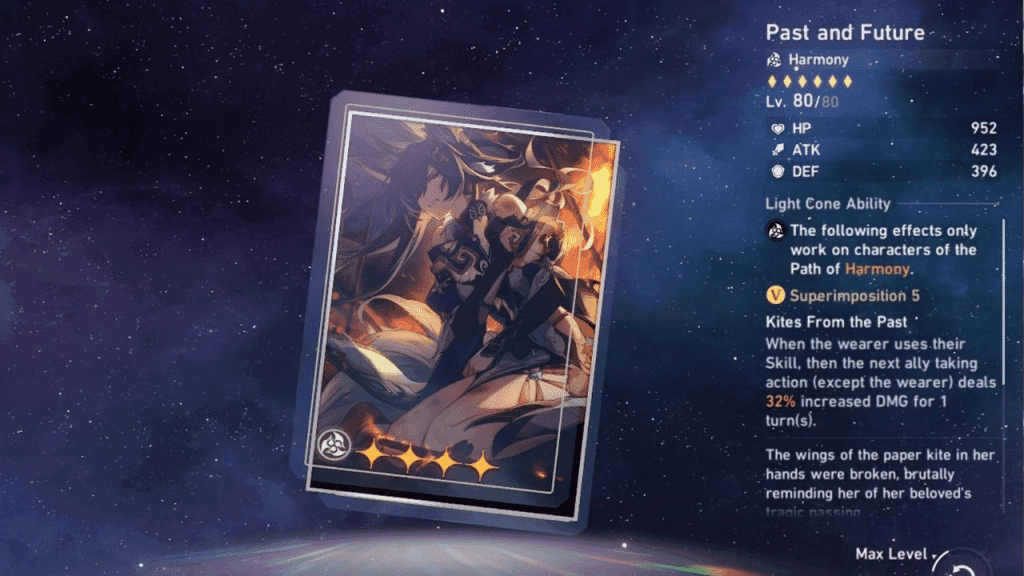 Honkai Star Rail Past and Future Light Cone for Trailblazer