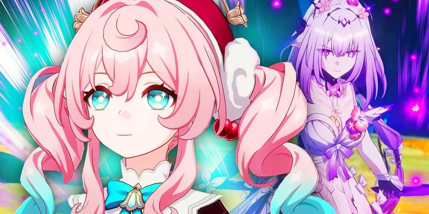 Hyacine and Castorice character portraits from Honkai Star Rail