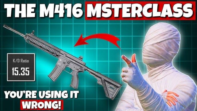 رش M416 بدون اهتزاز في PUBG Mobile