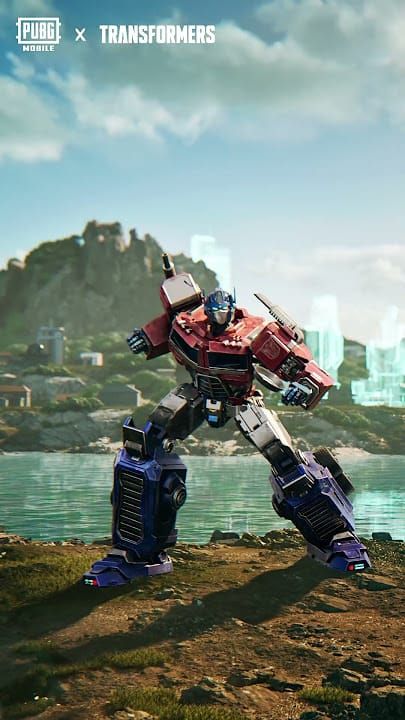 PUBG Mobile Optimus Prime Outfit skin from Cyber Week Prize Path