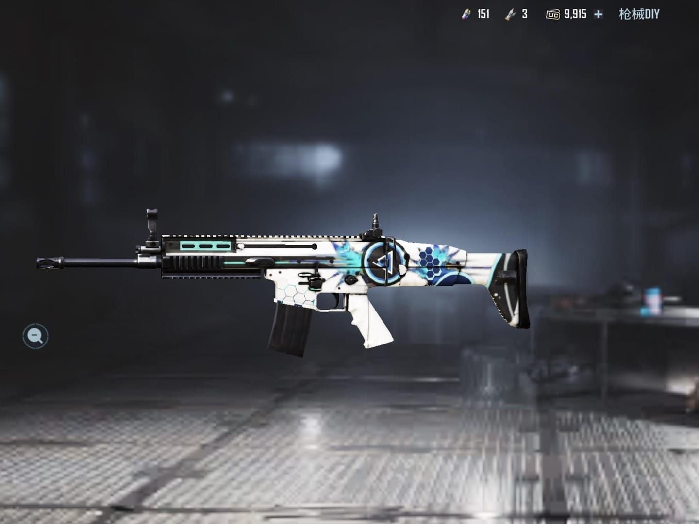 PUBG Mobile Enchanted Pumpkin SCAR-L firearm skin