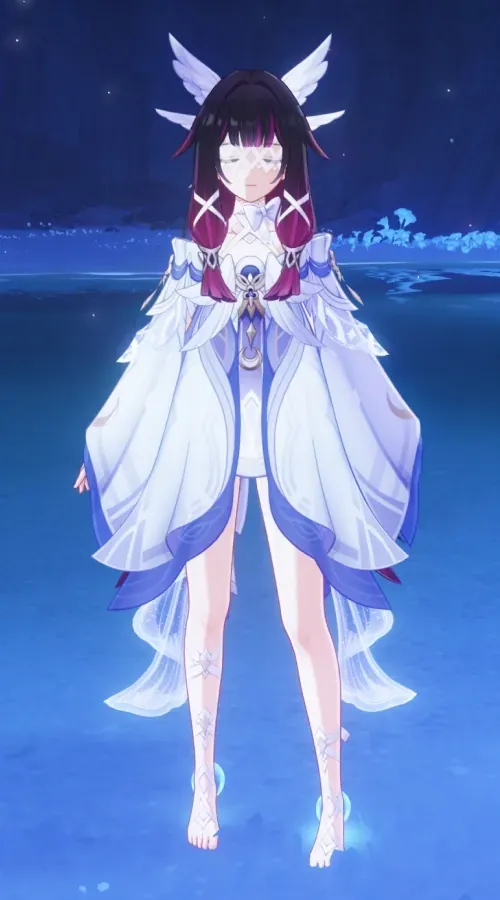 Genshin Impact character Columbina official artwork