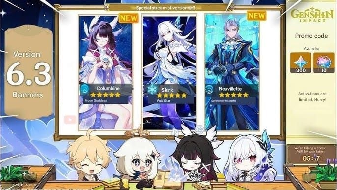 Genshin Impact White Horse Adeptus Zi Bai character model