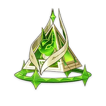 Genshin Impact Reliquary of Truth weapon stats screen