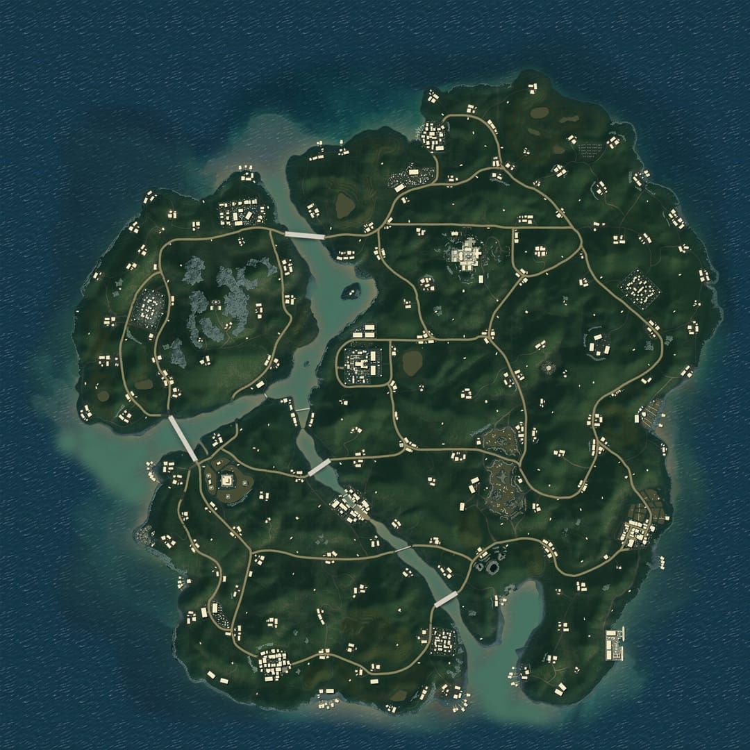 PUBG Mobile Livik and Sanhok maps for SMG CQC hotspots