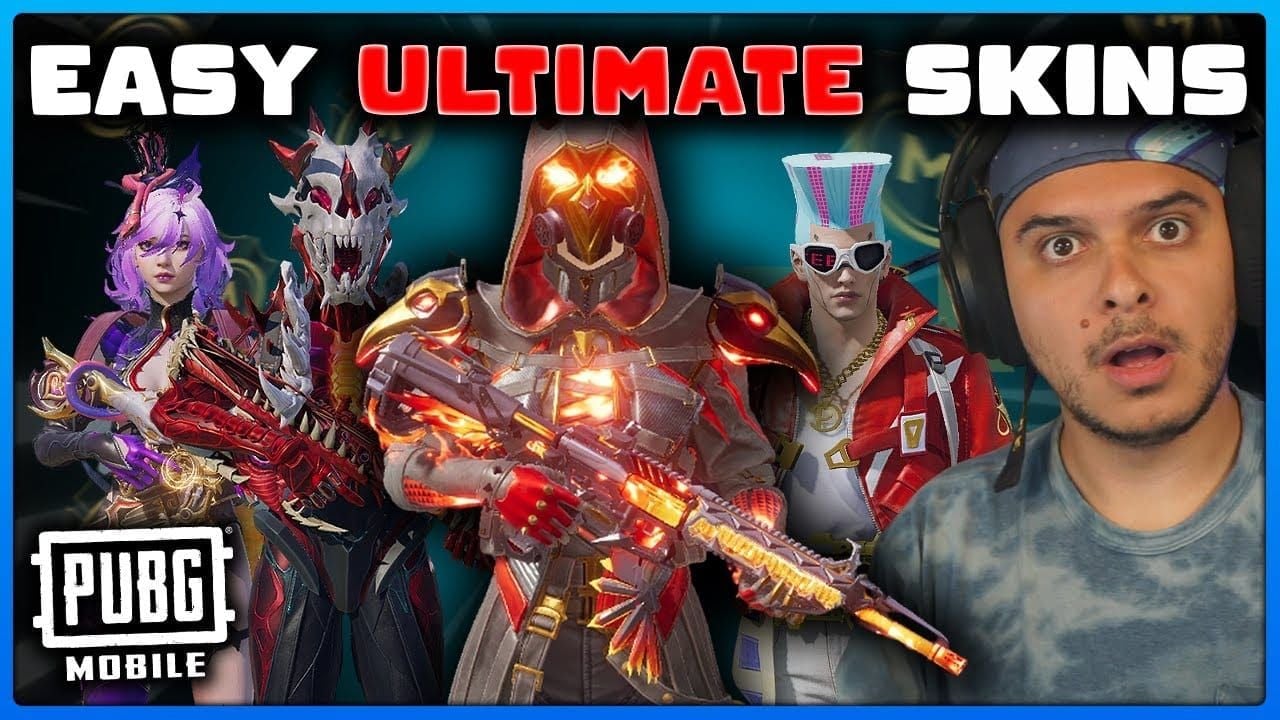 PUBG Mobile premium skins and rewards from UC purchases