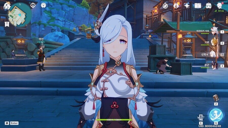 원신 플랫폼 성능 비교 차트