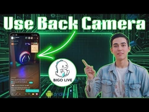 Guide to Bigo Live streamer camera setup with tripod and ring light