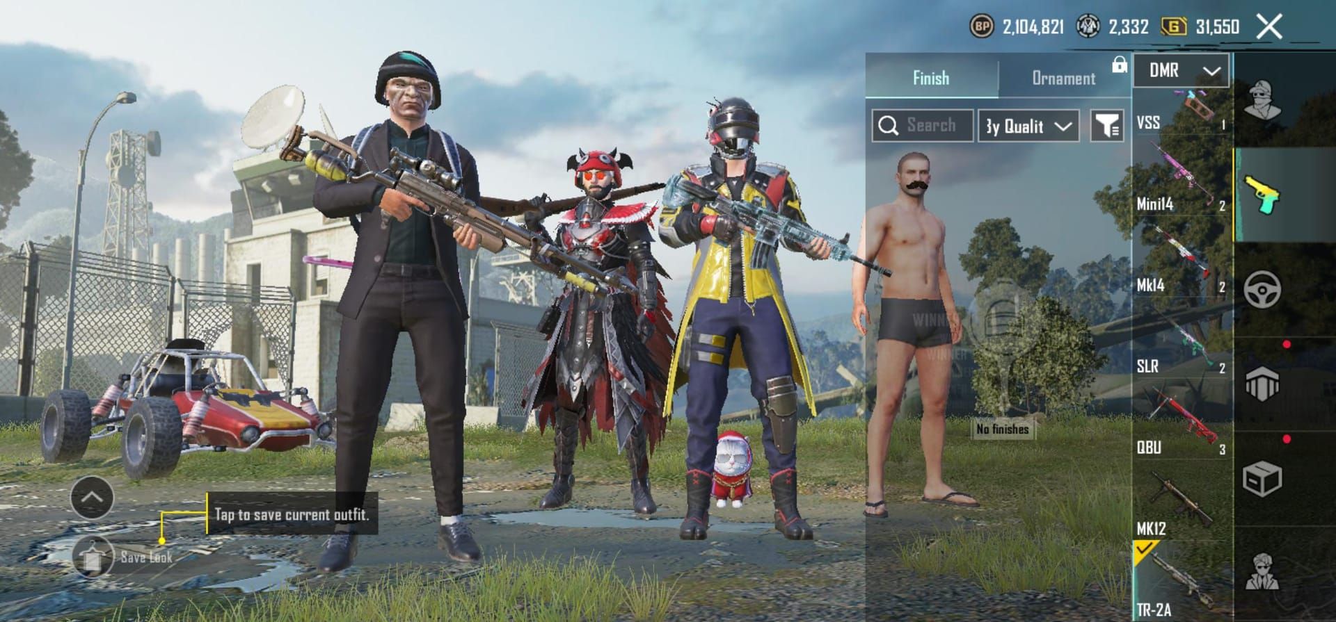 PUBG Mobile screenshot of pro strategies using smokes and DMR in Frosty Funland