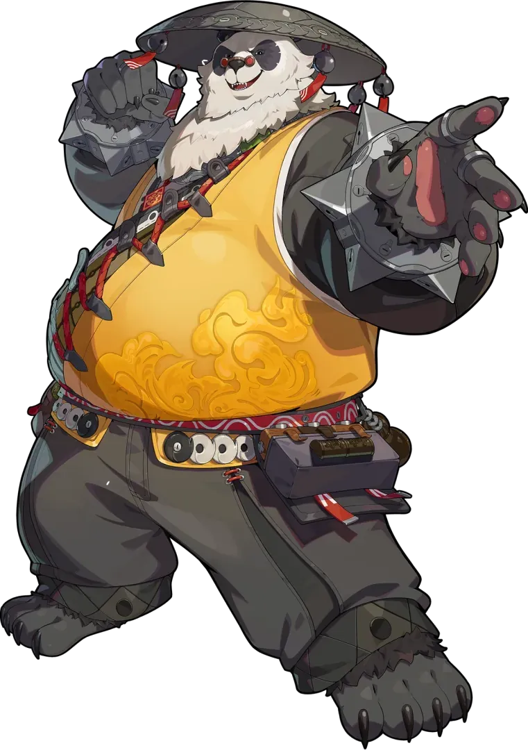 Pan Yinhu W-Engine and build for Zenless Zone Zero Neo Golden Mecha