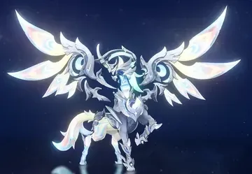 Genshin Impact screenshot of Frostnight Herra in Gloomveiled phase