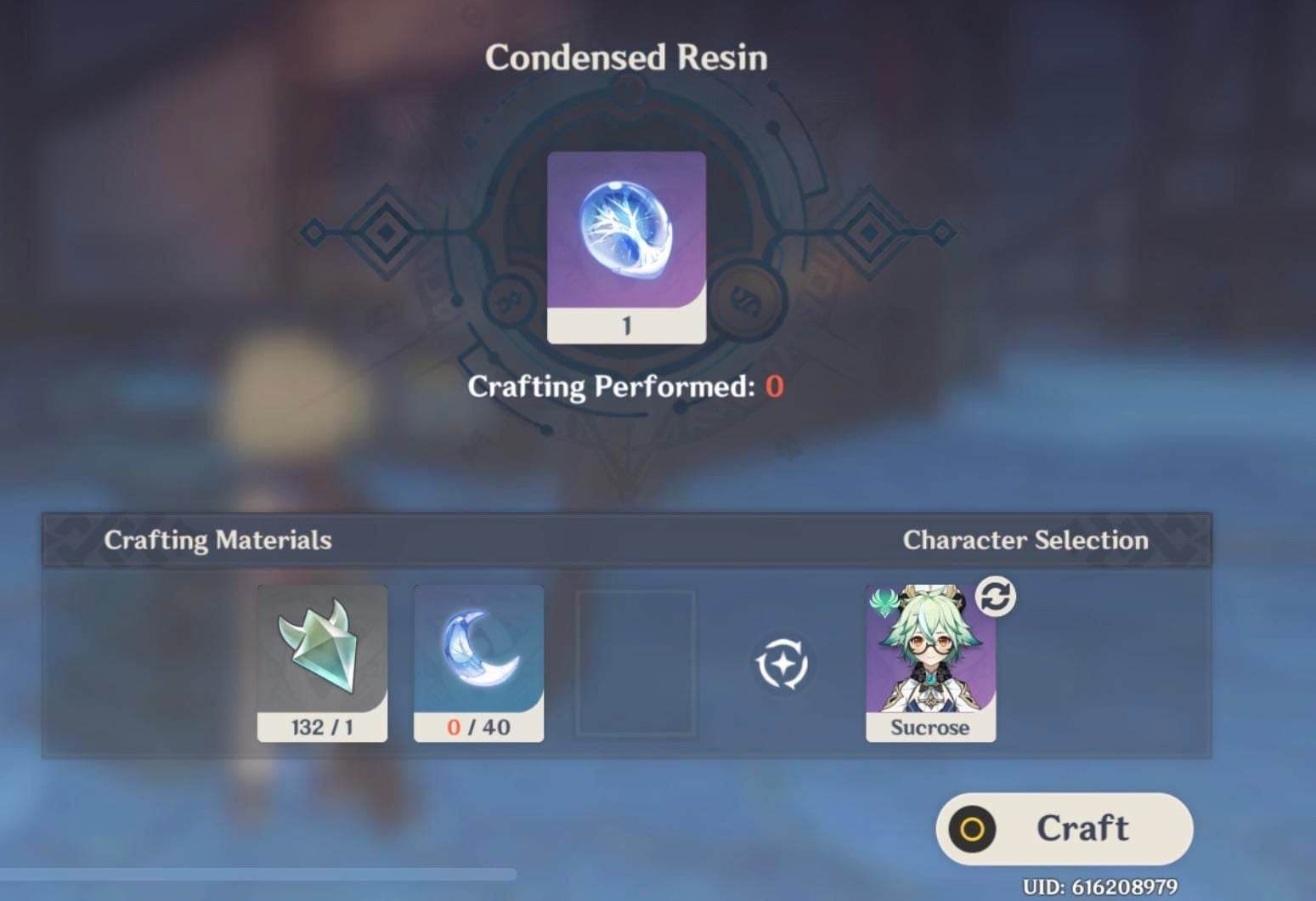 Genshin Impact Condensed Resin crafting guide