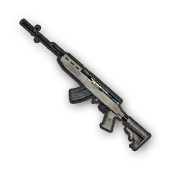 PUBG Mobile pro loadout M416 and SKS in Penguinville