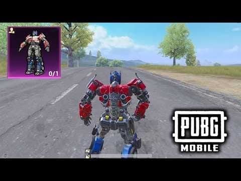 Postać Optimus Prime z eventu w PUBG Mobile