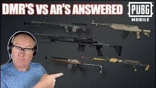 Porównanie zmian broni DMR i AR w PUBG Mobile 4.2