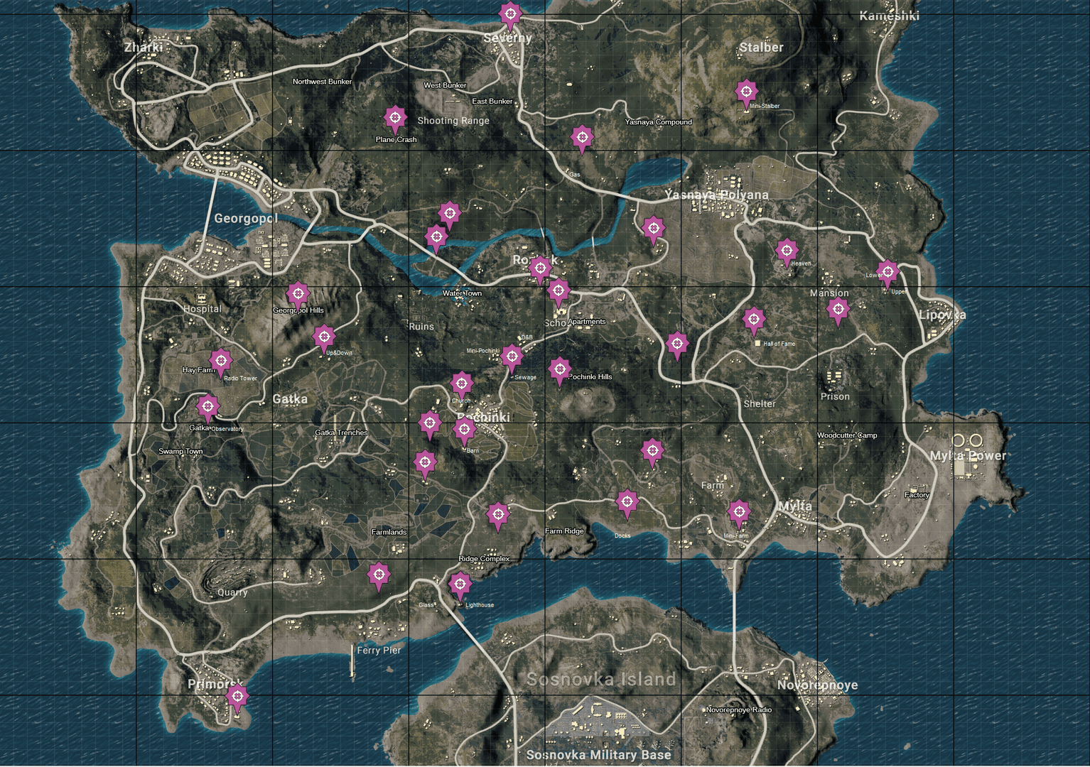 Mapa Erangel Boatyard w PUBG Mobile