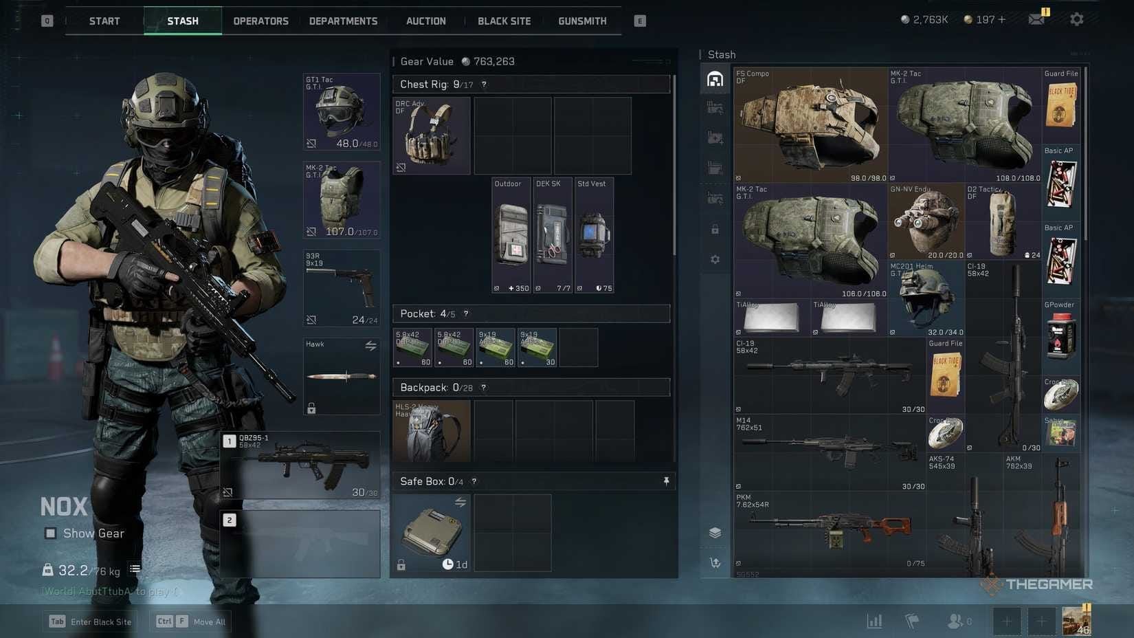 Naked Snake stealth loadout equipment in Delta Force