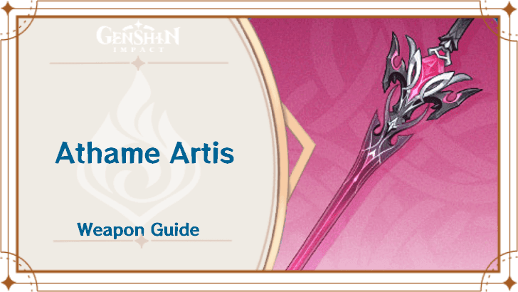 Genshin Impact Athame Artis weapon for Durin