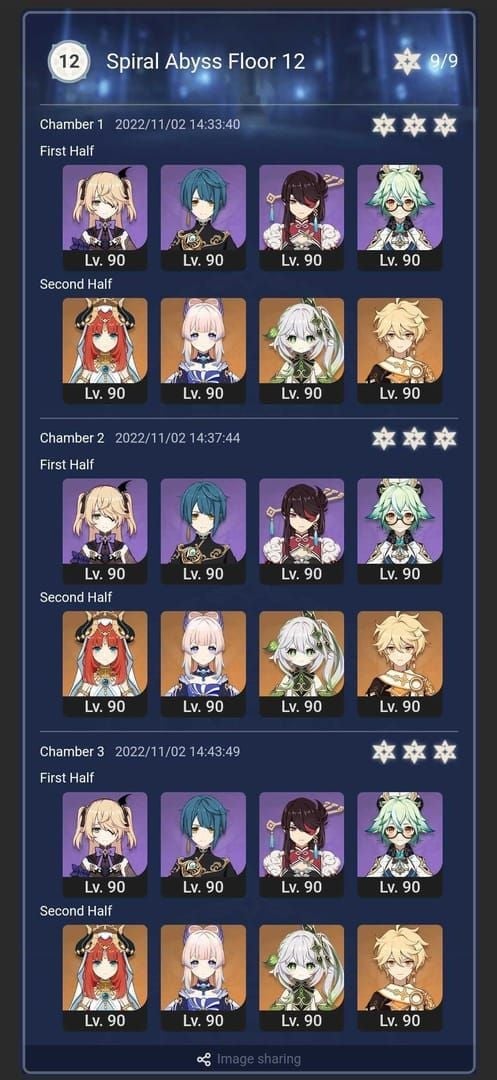 Genshin pre-6.0 Bloom team comp with Nahida Xingqiu Kokomi Furina