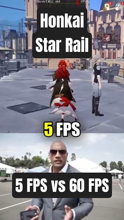 Before and after FPS comparison in Honkai Star Rail Penacony after NVIDIA tweaks