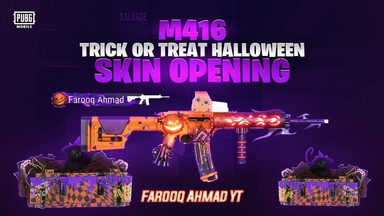 Recompense RP A15 skin-uri în PUBG Mobile 4.0 Spooky Soiree