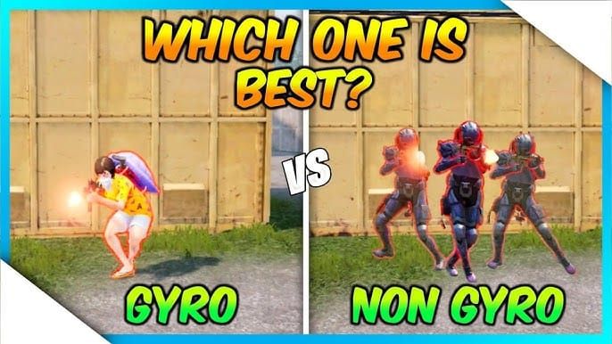 Comparație recoil gyro vs non-gyro PUBG Mobile