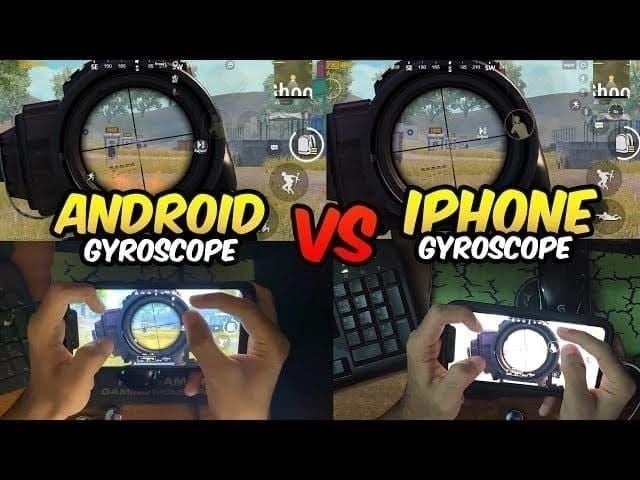 Comparație gyro vs non-gyro update 4.1 PUBG Mobile