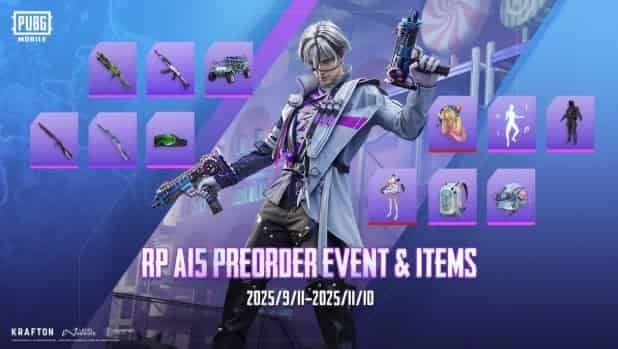 Интерфейс A15 Royale Pass с ежедневными миссиями в PUBG Mobile