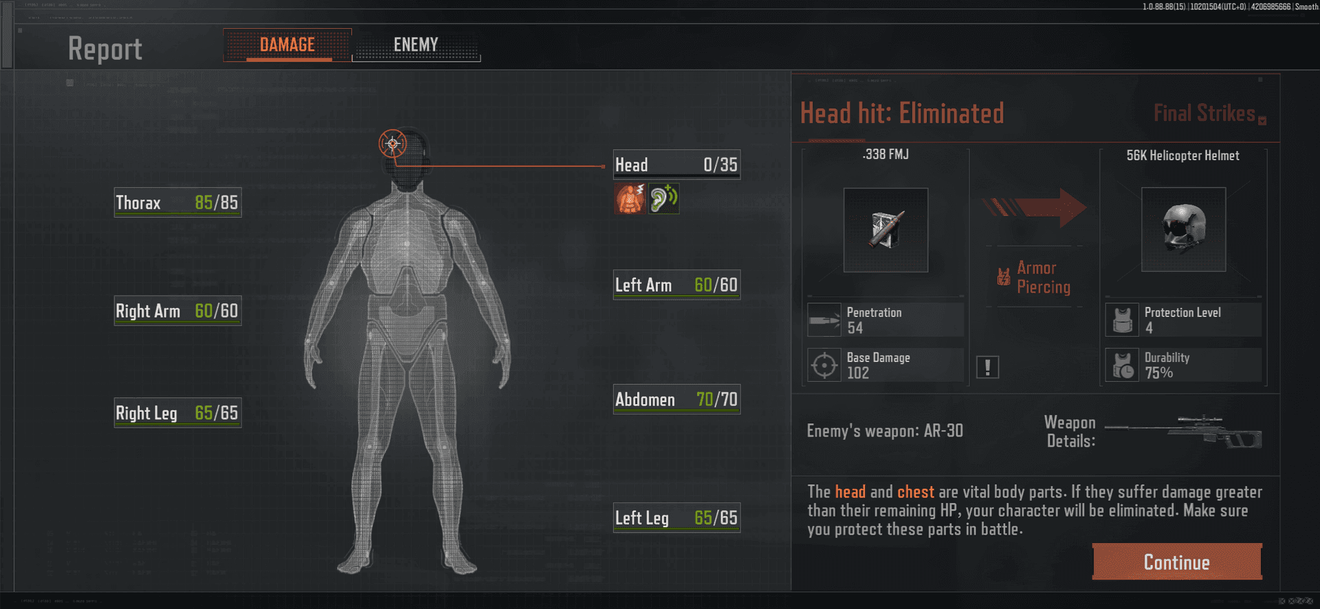 Arena Breakout Northridge killcam screenshot for audio testing