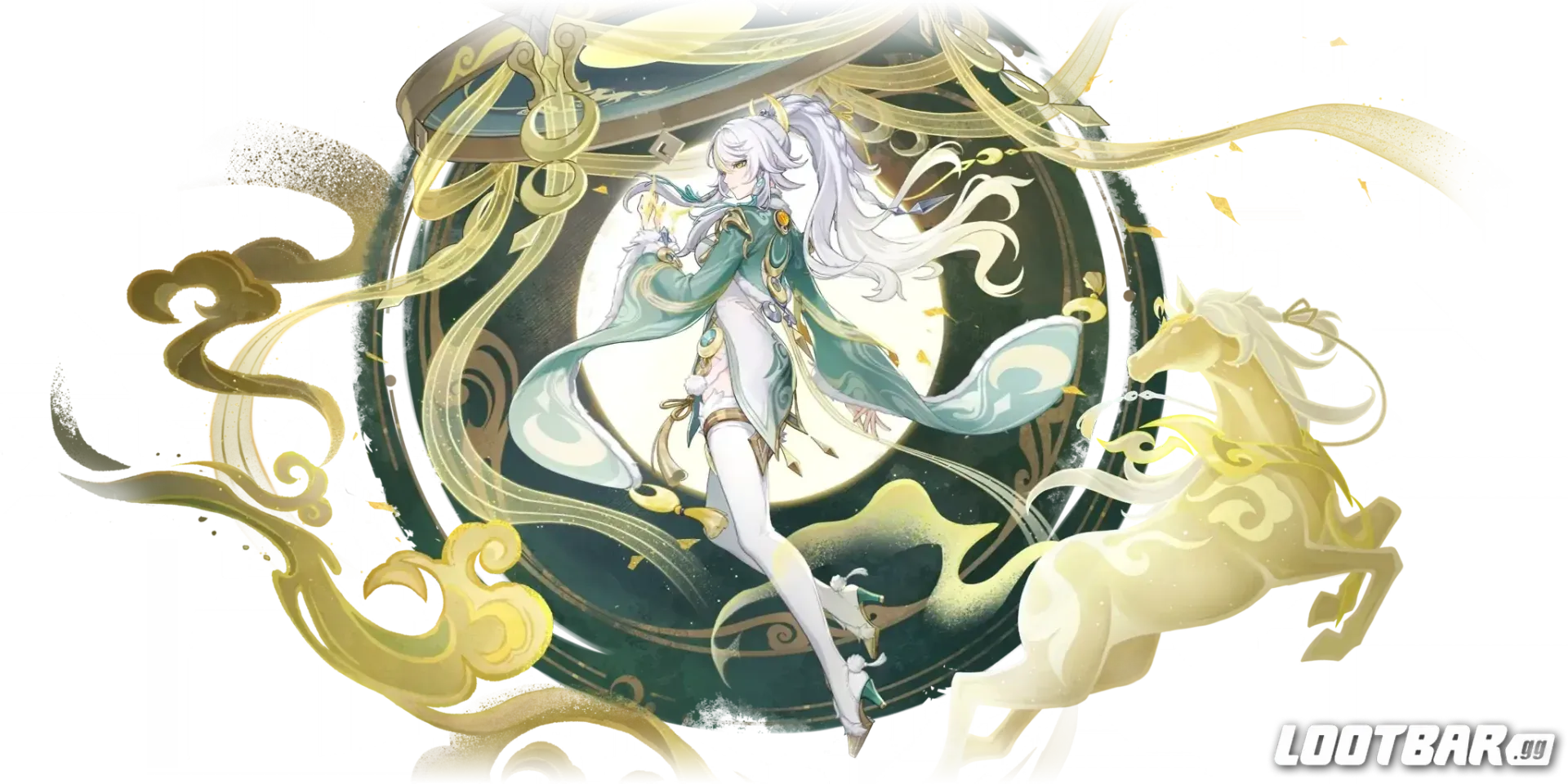 Genshin Impact Zi Bai character model