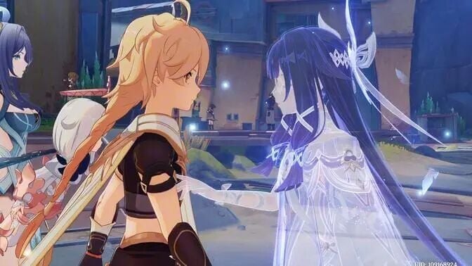 这段太好哭了！旅行者看见了没有实体的哥伦比娅！在外流浪的哥伦比娅【原神月之三版本主线终北的夜行诗高光剧情收录】