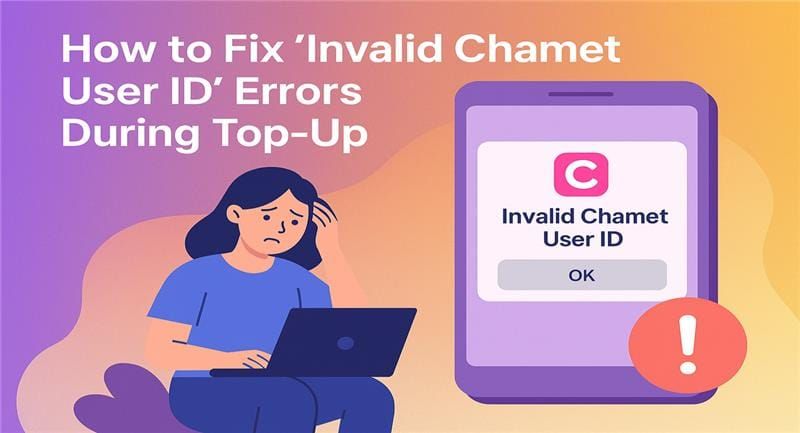 دليل تجنب خطأ User ID في Chamet