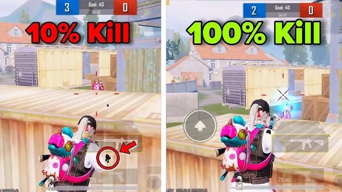 لقطة شاشة إعداد Jump Shot في PUBG Mobile